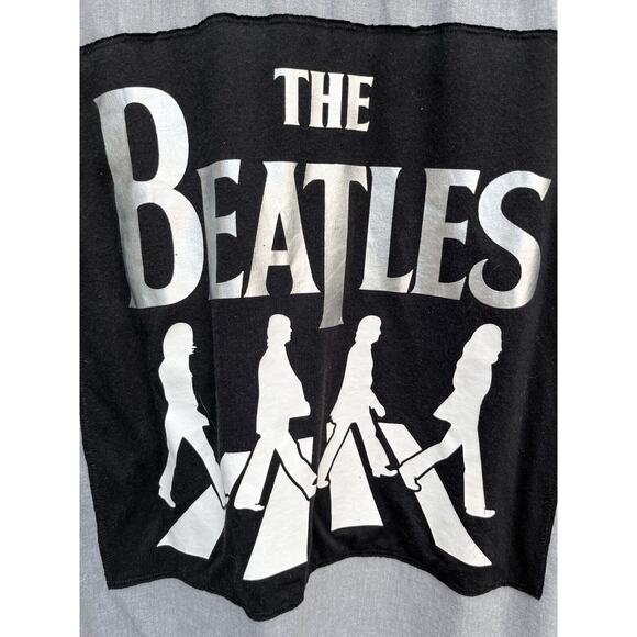 Zombie Killer Designs The Beatles Shirt XL Gray Chambray Button Down Long Sleeve - Picture 6 of 10